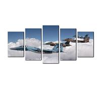 Airplane F-35A Lightning II Fighter Jet Fighter Canvas Art Poster And Wall Art Picture Print Modern Family Bedroom Decor Posters 60"(W) x30"(H)