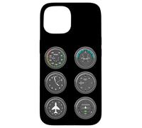 Airplane Flight Instruments Air Vehicles Case for iPhone 15