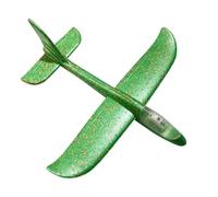 Airplane Foam Glider - Portable Foam Throwing Plane, Led Light Toy, Outdoor Sports Fun | Catapult Flying Aircraft for Boys Girls Birthday Party Yard Beach Playground Entertainment Adventure