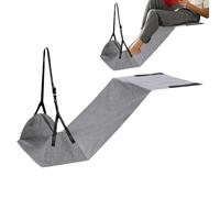 Airplane Foot Hammock, Airplane Foot Rest with Extended Strap, Portable Extension Strap for Leg Support & & Car Seat Pad for and