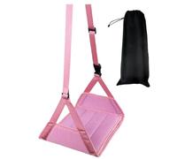 Airplane Foot Hammock - Foot Hammock for Flight | Adjustable Flight Feet Rest with Removable Support Base | Portable Airplane Footrest | Large Feet Hanger for Men Women