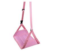 Airplane Foot Hammock, Large Adjustable Desk Hanger, Removable Support Base, 10.83 x 9.06 inches, Ergonomic Leg Rest, Compact Travel, Ideal for Flights, Home