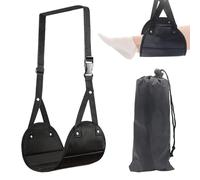 Airplane Foot Hammock | Plane Footrest Hammock | Adjustable Height Feet Hanger for Air Travel Vehicle, High-Speed Rail Footrest