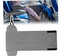 Airplane Foot Hammock Portable Height Adjustable Foot Hammock for Plane Travel Relieves Legs Pressure Feet Rest for Office, Desk, Bus, Train, Long Trip, Airplane