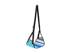 Airplane Foot Rest 1Pc Travel Hammock Suspended Adjustable Office Hammock with Airplane Footrest for High Speed Rail Car Outdoor Furniture(Blue)