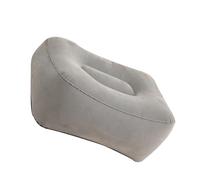 Airplane Foot Rest Adjustable Footrest Cushion Inflatable Automotive Floor Mats(Grey)