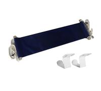 Airplane Foot Rest Portable Foot Hammock Polyester Desk Rest Foot Put Adjustable Rest Tables Foot Put Feet Swing Footrest for Office Home Camping(Deep Blue)