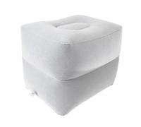 Airplane Foot Rest Resting On Cat Bus Pillow Inflatable Travel(Grey)