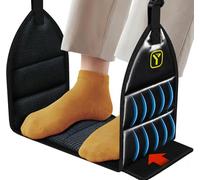 Airplane Foot Rest with Memory Foam Desk Foot Hammock Travel Foot Rest Foot and Heel Hammock Airplane Travel Accessories