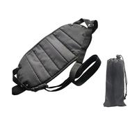 Airplane Footrest - 18" Foot Hammock - Effortless Setup | Flat Adjustable Oxford Fabric Leg Rest with Ease, Foot Sling for Long Flights, Office Under The