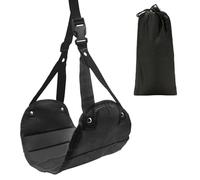 Airplane Footrest Hammock - Adjustable Travel Foot Hammock for Flight, Portable Plan Foot Rest for Flights with Comfort Travel