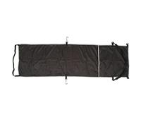 Airplane Footrest Hammock Cover, Adjustable Ergonomic Footrest for Travel, Improves Blood Circulation, Anti - Dirty Polyester Hammock for Airplane Bus Outdoor Seats (Black)