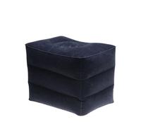 Airplane Footrest Inflatable Airplane Leg Rest Pillow Travel Three Adjustable Height Footrest Foot Stool Recliner Relax Cushion for Flight