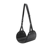 Airplane Footrest Trade Travel Footrest Hammock Office Sling with Airplane High-Speed Rail(Black)