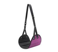 Airplane Footrest Trade Travel Footrest Hammock Office Sling with Airplane High-Speed Rail(Rose red)