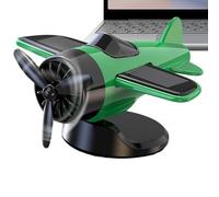 Airplane for Car,Solar Powered Car Ornament - Rotating Decoration Toy Fan Drifting Model for Men Kids Interior Collectibles Vehicles Driver
