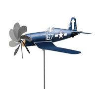 Airplane Garden Spinner | Airplane Wind Spinner | Aircraft Wind Spinner | Windmill Garden Stake, Windmill Airplane, Metal Garden Plane Wind Spinners for Outdoor Decor Ornament