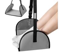 Airplane Hammock Foot Rest: Travel Length Adjustable, Comfortable Leg Support, Portable Footrest, Lightweight Relaxation Equipment | Comfort Accessory