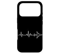 Airplane Heartbeat Aviation Commercial Pilot Flight Plane Case for iPhone 17 Pro