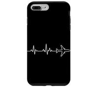 Airplane Heartbeat Aviation Commercial Pilot Flight Plane Case for iPhone 7 Plus/8 Plus