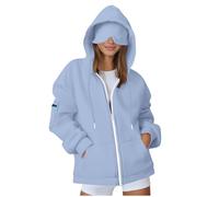 Airplane Hoodie,Hoodie with Eye Mask Built In,Full ZipperLong Sleeve Cardigan Jacket Comfort Mode Travel Sweatshirt Pullover with Drawstring Pockets Autumn Winter Thin Coat for Women