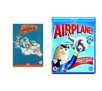 Airplane II: The Sequel [1982] [DVD] & Airplane! [1980][Blu-ray] [Region Free]
