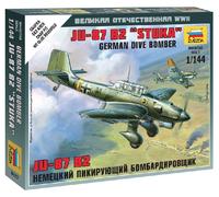 Airplane Ju-87 Stuka 1:144 Plastic Model Kit ZVEZDA