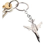 Airplane Keychain,3D Aircraft Model Keychain - Creative 3D Model Keyfob Keyring Pendant For Backpack Aviation Enthusiast Pilot Birthday Christmas Flying Aviation Graduation