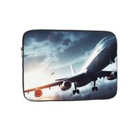 Airplane Laptop Sleeve for Women Men, 15 Inch Waterproof Laptop Bag Lightweight Notebook Computer Cover Bag