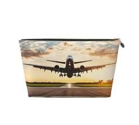Airplane Leather Travel Wash Bag, A Fashionable and Practical Makeup Organizer