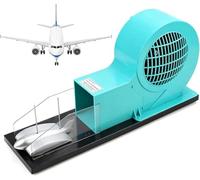 Airplane Lift Demonstrator | Adjustable Airflow Fan | Physics Teaching Equipment for Classroom | Removable Plane Model for Experimentation and Education