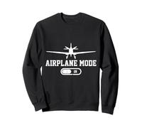 Airplane Mode Spitfire Fighter Plane UK British Military Sweatshirt