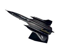 Airplane Model 1/144 For US Lockheed SR71 SR-71 Blackbird Plane Diecast Metal Airplane Aircraft Ornament Model Exquisite Collection Gift (Color : A)