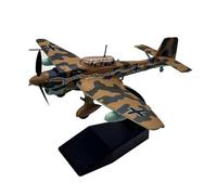 Airplane Model 1/72 For German Junkers Stuka JU-87 JU87 Dive Bomber Fighter Diecast Metal Plane Aircraft Model Exquisite Collection Gift (Color : A)