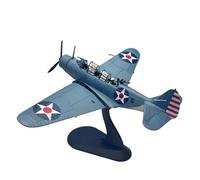 Airplane Model 1/72 For WWII SBD Midway Dauntless Dive Bomber Battle Fighter Plane Model Metal Airplane Model Exquisite Collection Gift (Color : B)