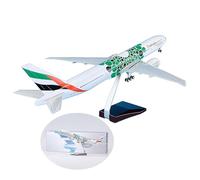 Airplane Model B777-300er Building Kit Airline World Expo Assembled Aircraft Airliner Simulation 1/150-Scale With Wheels And Lights 47cm Simulated Decoration Collection Gift(Normal)
