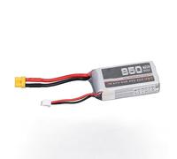 Airplane Model Lithium Battery 850mAh RC Li Ion Battery XT30 Plug Lipo Batteries, 850mAh 75C High Rate Li Ion Batteries RC Lipo Battery for Multirotor Fixed Wing Model Aircraft