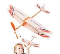 Airplane Models - Airplane Models, Glider Plane Rubber Band | Rubber Powered Balsa Wood Aircraft Plane, Air Plane Kit That Really for School Project, Research, Students, Kids, Educational
