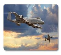 Airplane Mouse Pad, Peacekeepers Mission Jet up International Flight Picture Aviation Rectangle Mouse Pads