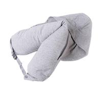 Airplane Neck Pillow | Travel Pillow Cover Stuffable with Clothes - Soft Packable Storage Bag for Commute Car Flight Hotel Plane Sleeping Home