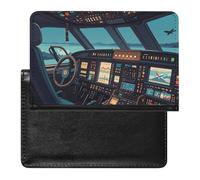 Airplane Passport Holder ID Card Protector Case Holder Travel Pack Unisex-adult Waterproof Passport