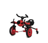 Rollplay Flex Pedal Drifter Folding Pedal Vehicle for Children from 1.5 Years +, For up to 35 kg, Red and Black Aeroplane Ride On Toy