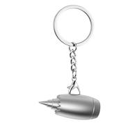 Airplane Peripheral Key Ring - Aircraft Engine Decoration Keychain,Metal Aircraft Engine Decoration Keychain for Stewardesses, Friends, Family