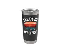 Airplane Pilot Cockpit Vintage I'll Be in My Office Stainless Steel Insulated Tumbler