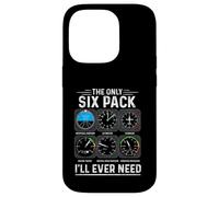 Airplane Pilot The Only Six Pack Ever Need Student Pilot Case for iPhone 14 Pro