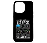 Airplane Pilot The Only Six Pack Ever Need Student Pilot Case for iPhone 15 Pro Max