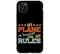 Airplane Pilot Vintage Retro My Plane My Rules Case for iPhone 11 Pro Max