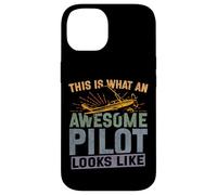 Airplane Pilot Vintage Retro This Is What An Awesome Pilot Case for iPhone 14