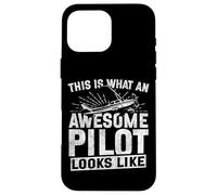 Airplane Pilot Vintage This Is What An Awesome Pilot Looks Case for iPhone 16 Pro Max