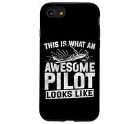 Airplane Pilot Vintage This Is What An Awesome Pilot Looks Case for iPhone SE (2020) / 7/8